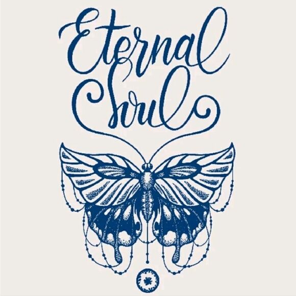 BUTTERFLY PATTERN "ETERNAL SOUL " Temporary Tattoo - Picture 5 of 7